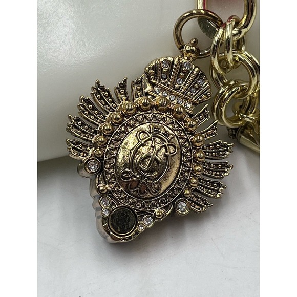 Juicy Couture Gold Save The Queen Perfume Charm Bracelet Gold Links
Pink Ribbon - Picture 2 of 10